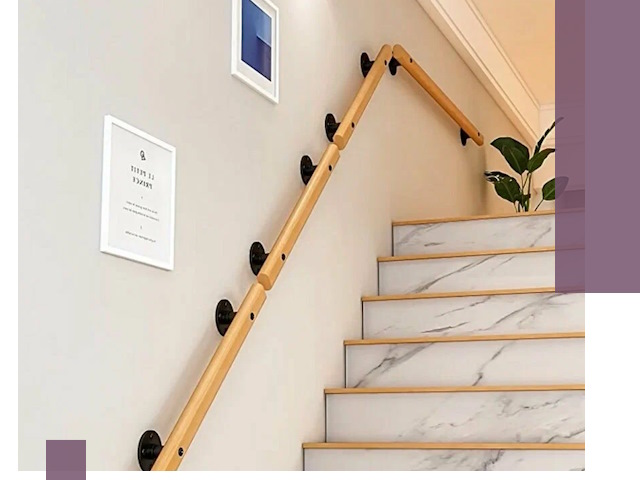 Поручни металлические и деревянные под ключ в Костроме