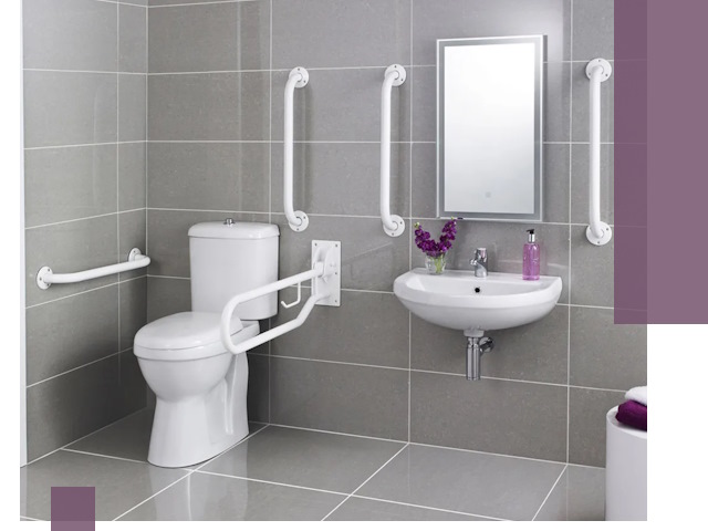 Поручни для санузлов в Костроме: установка, ремонт и монтаж